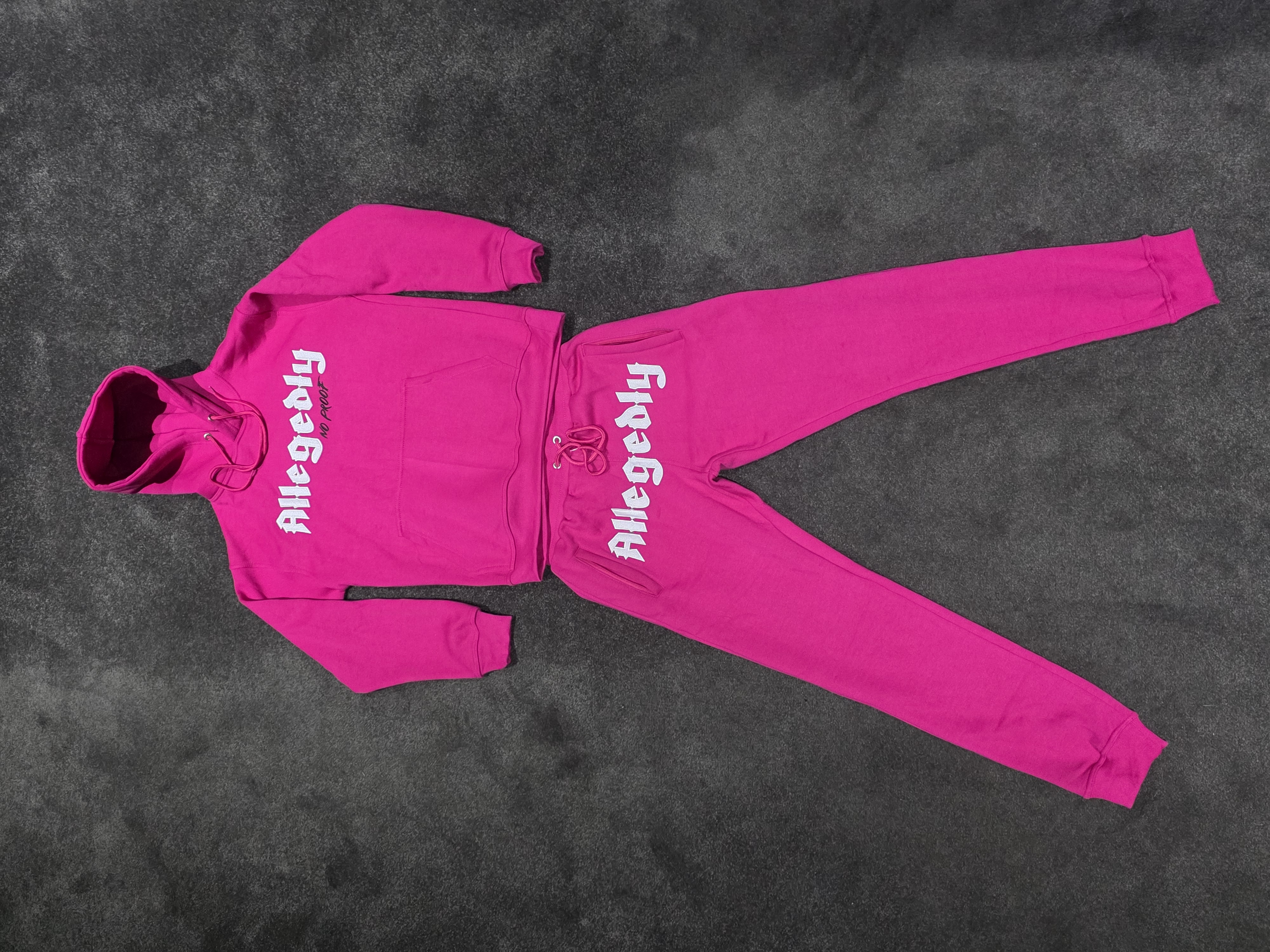ALLEGEDLY Tracksuit Set - Pink